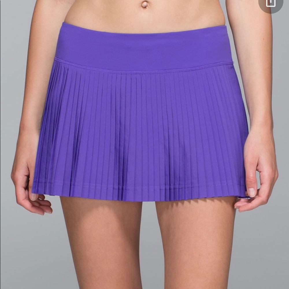 Purple Lululemon Pleat to Street Skirt